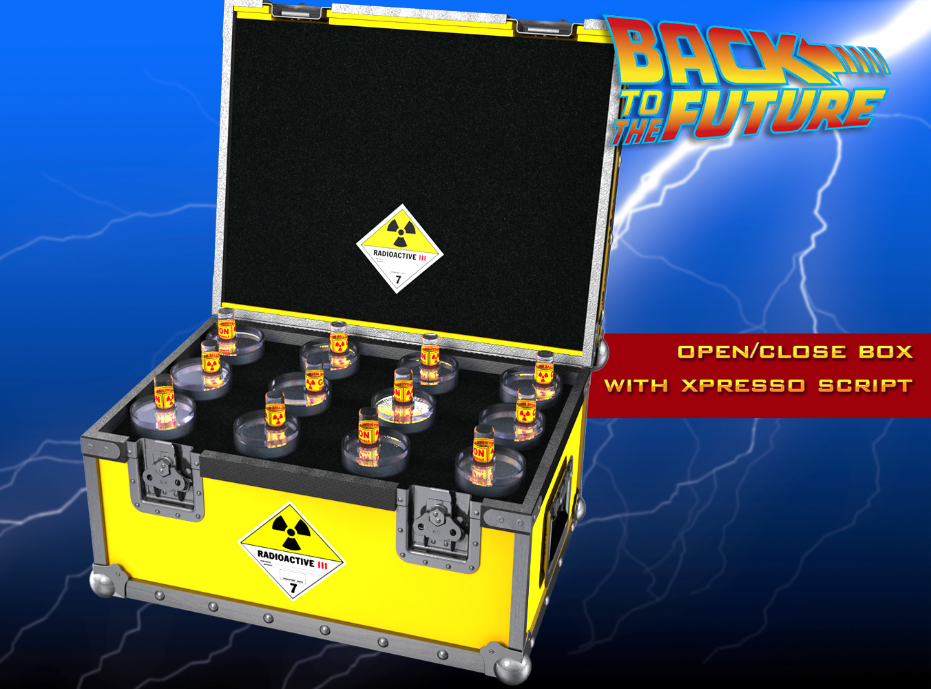 BTTF Plutonium Box by MARCEL_studios 3DOcean